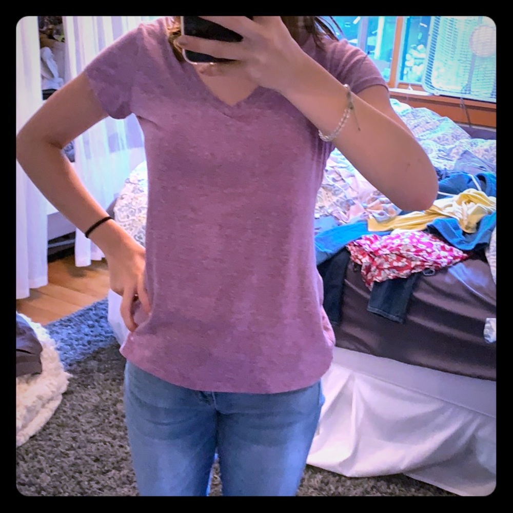 Purple t shirt